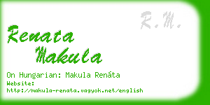 renata makula business card