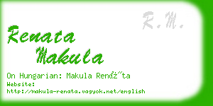 renata makula business card